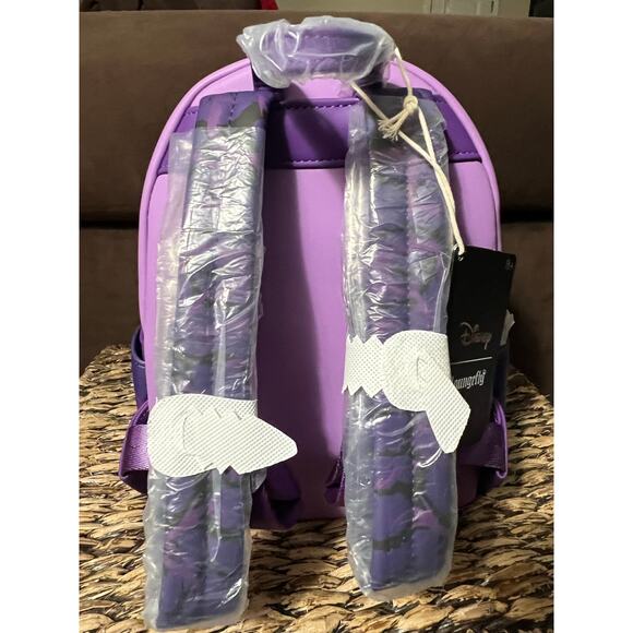 Loungefly Disney Sleeping Beauty Maleficent Mini Backpack Wallet - Picture 8 of 11